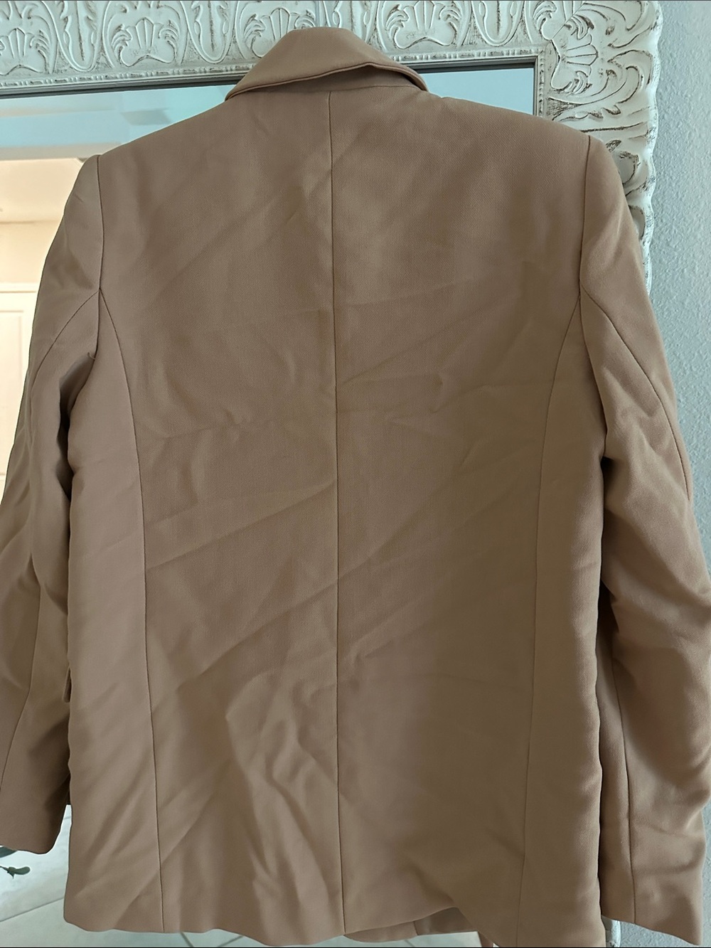 Abercrombie Tan Single-Button Blazer - Picture 4 of 4